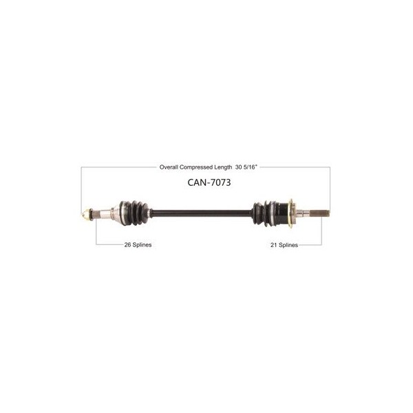 Wide Open OE Replacement CV Axle for CAN AM FRONT RIGHT MAVERICK 1000 XMR 17-18 CAN-7073 - main